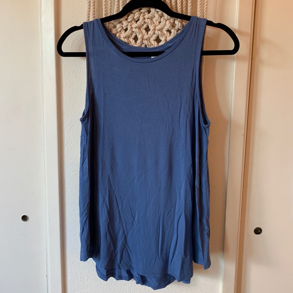 Blue swing tank top